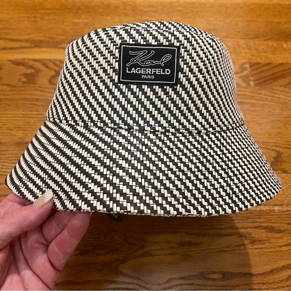 NWT Limited Edition Karl Lagerfeld Straw Bucket Hat main image 11